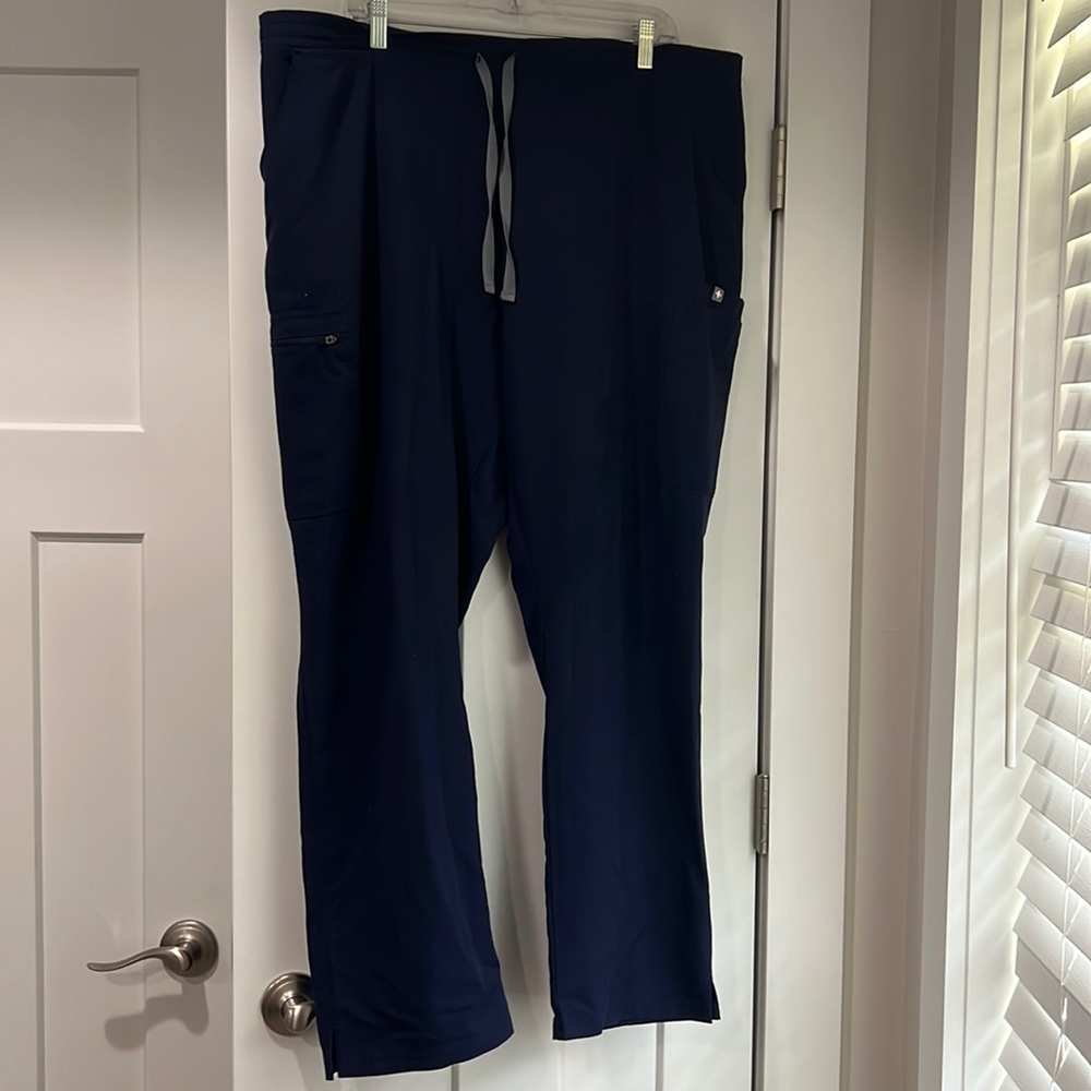 **SOLD!**Figs Navy Blue Scrub Pants - Picture 1 of 6